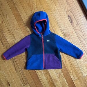 L.L. Bean Color Block Toddler Fleece Jacket